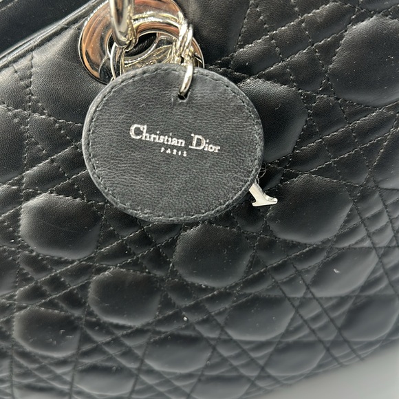 Christian Dior Large Lady Dior Bag Cannage Quilt Lambskin - Picture 3 of 14